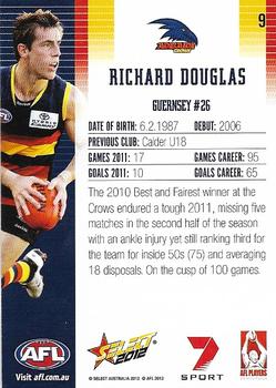 2012 Select AFL Champions #9 Richard Douglas Back